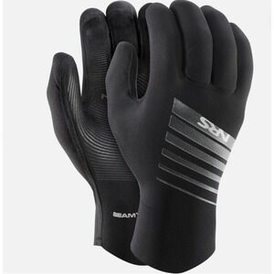 NRS Maxim Neoprene Seam Sealed Paddling Gloves Black Small Kayaking Rafting